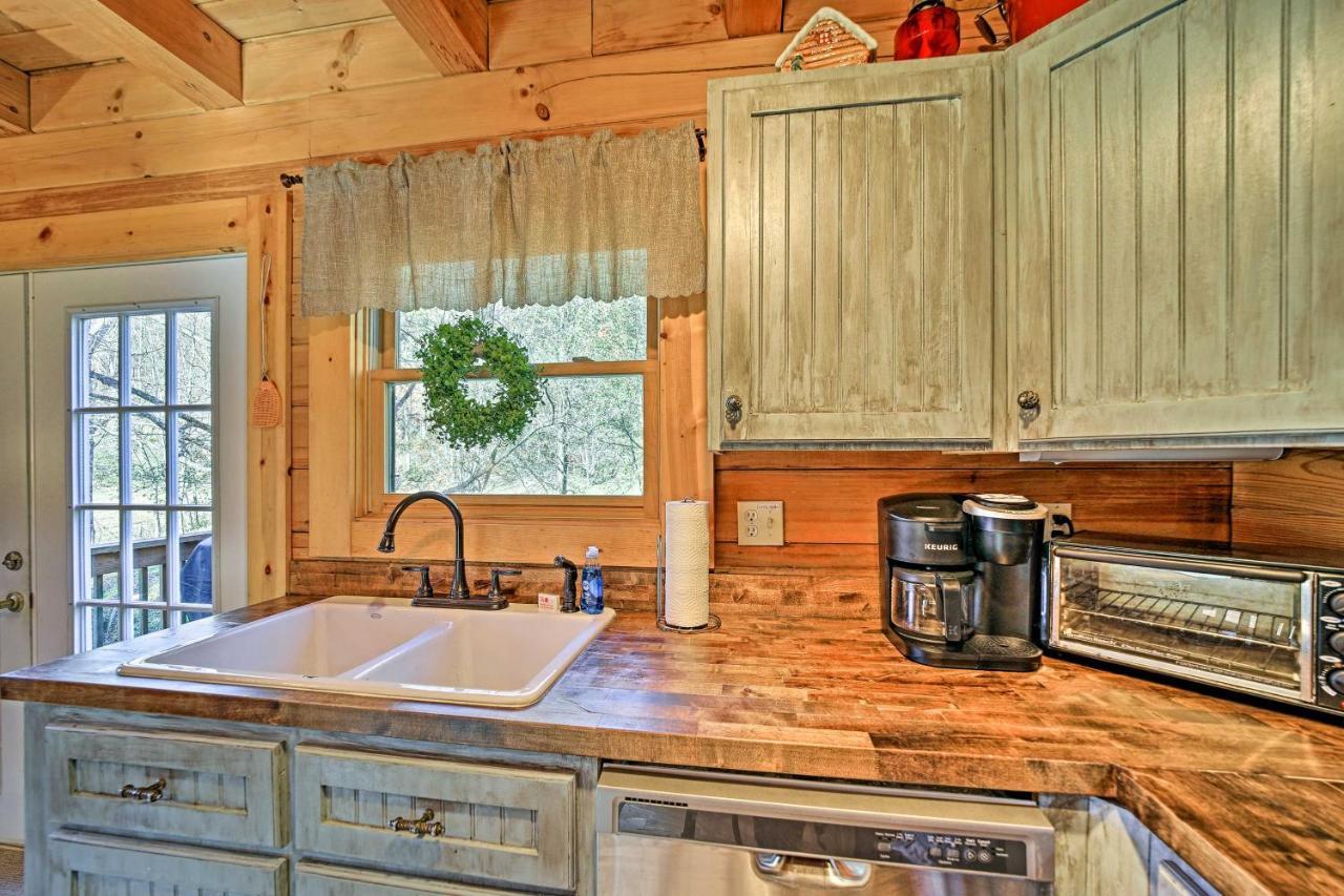 Creekside Bryson City Cabin With Private Hot Tub Exterior foto