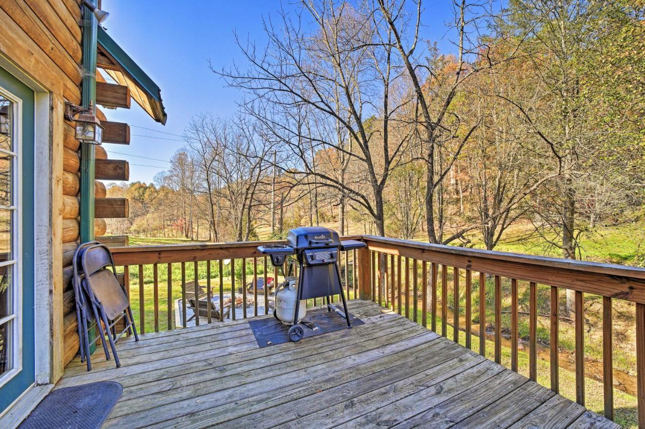 Creekside Bryson City Cabin With Private Hot Tub Exterior foto