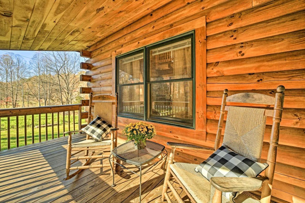 Creekside Bryson City Cabin With Private Hot Tub Exterior foto
