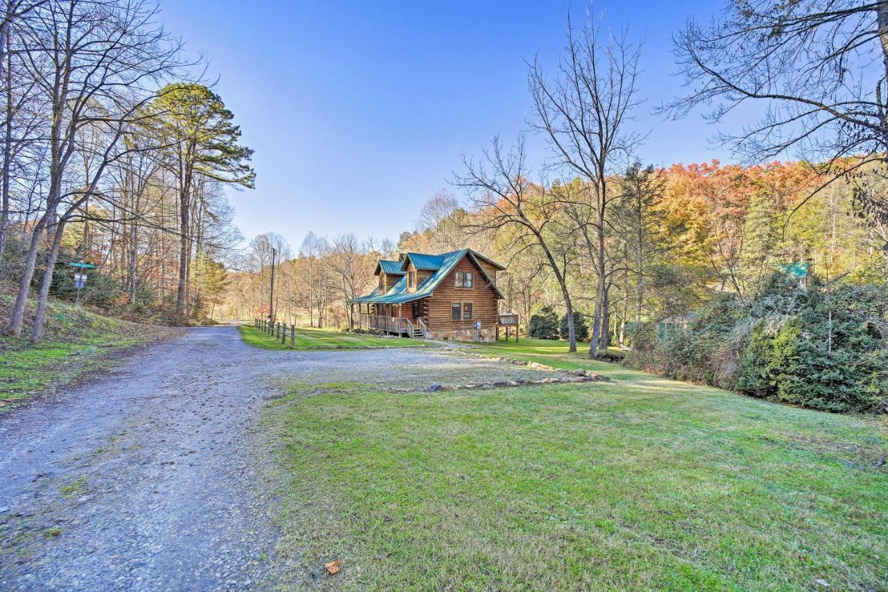 Creekside Bryson City Cabin With Private Hot Tub Exterior foto